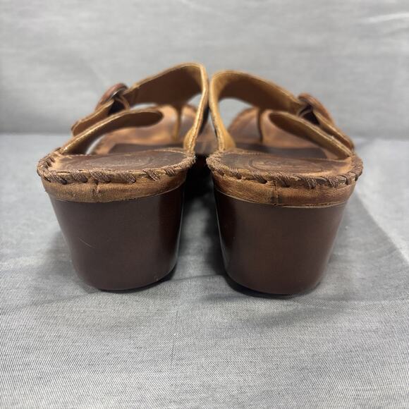 Ariat Women’s Brown Wedge Heeled Thong Sandals 10B Style # 53495 - Picture 5 of 8
